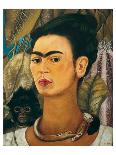 Portrait with Monkey1938-Frida Kahlo-Art Print