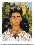 Portrait with Necklace-Frida Kahlo-Premium Giclee Print