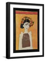 Frida Kahlo White-Jennie Cooley-Framed Giclee Print