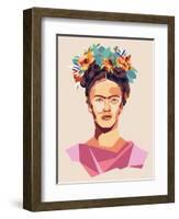 Frida Print-Kindred Sol Collective-Framed Art Print