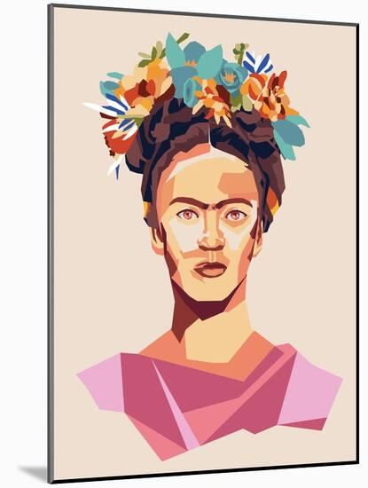 Frida Print-Kindred Sol Collective-Mounted Art Print