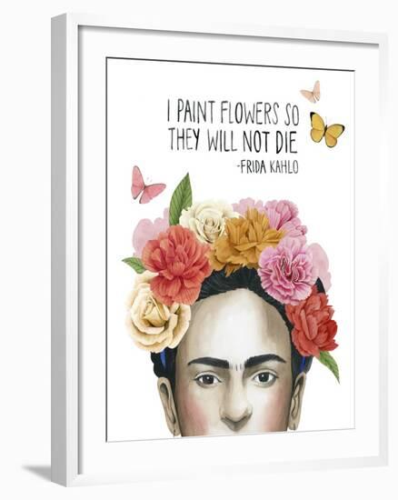 Frida's Flowers II-Grace Popp-Framed Art Print