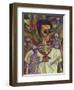 Frida Skelly With Monkeys-Marie Marfia Fine Art-Framed Premium Giclee Print