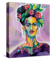 Frida v2-Jeanette Vertentes-Stretched Canvas