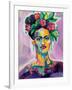 Frida v2-Jeanette Vertentes-Framed Art Print