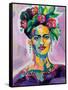 Frida v2-Jeanette Vertentes-Framed Stretched Canvas