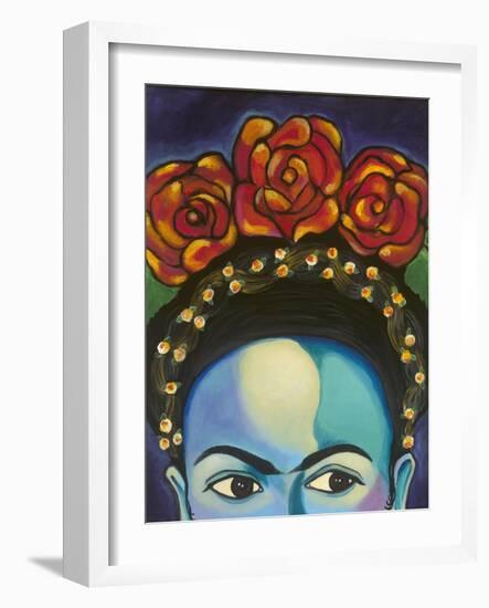 Frida-Carla Bank-Framed Premium Giclee Print