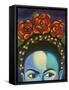 Frida-Carla Bank-Framed Stretched Canvas