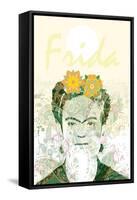 Frida-Teofilo Olivieri-Framed Stretched Canvas