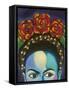 Frida-Carla Bank-Framed Stretched Canvas