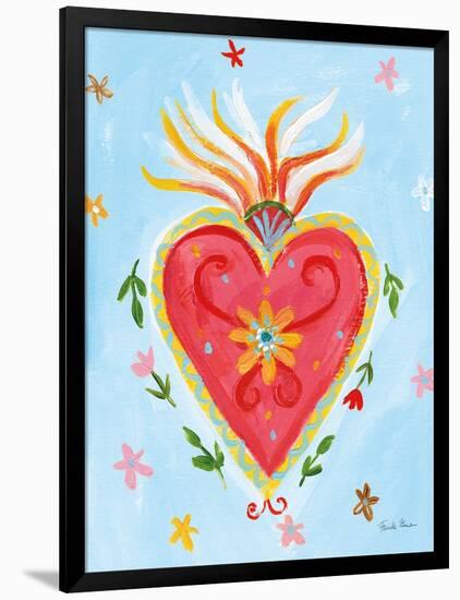 Fridas Heart I-null-Framed Art Print