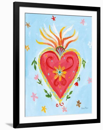 Fridas Heart I-null-Framed Art Print
