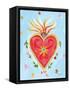 Fridas Heart I-null-Framed Stretched Canvas