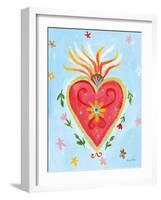 Fridas Heart I-null-Framed Art Print