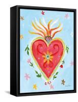 Fridas Heart I-null-Framed Stretched Canvas