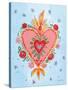 Fridas Heart III-null-Stretched Canvas