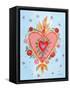 Fridas Heart III-null-Framed Stretched Canvas