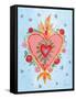 Fridas Heart III-null-Framed Stretched Canvas