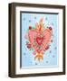 Fridas Heart III-null-Framed Art Print