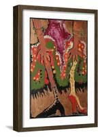 Fridas Legs Gold-Jennie Cooley-Framed Giclee Print