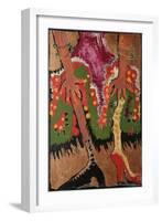 Fridas Legs Gold-Jennie Cooley-Framed Giclee Print