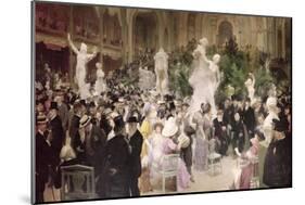 Friday at the French Artists' Salon, 1911-Jules-Alexandre Grün-Mounted Giclee Print
