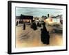 Friday Evening in Brody-Isidor Kaufmann-Framed Art Print