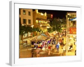 Friday Night Market, South Bank Parklands, Brisbane, Queensland, Australia-David Wall-Framed Photographic Print