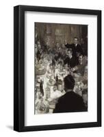 Friday Night Supper-Cyrus Cincinnati Cuneo-Framed Premium Giclee Print