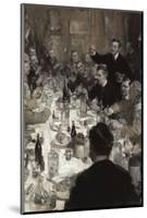 Friday Night Supper-Cyrus Cincinnati Cuneo-Mounted Premium Giclee Print