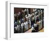 Friday Prayers at Mosque in Djemaa El Fna, Marrakech, Morocco, North Africa, Africa-Lee Frost-Framed Photographic Print