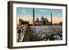 Friday Prayers, Jama Masjid, Delhi, India, Early 20th Century-null-Framed Giclee Print
