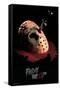 Friday The 13th - Bleeding Mask-Trends International-Framed Stretched Canvas