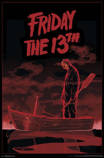 FRIDAY THE 13TH - BOAT-null-Lamina Framed Poster