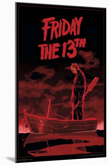 Friday The 13th - Boat-Trends International-Mounted Poster