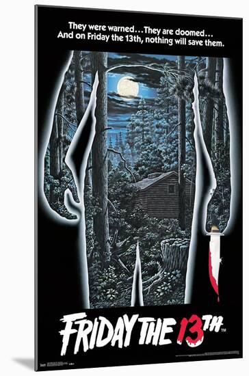 Friday the 13th - One Sheet-Trends International-Mounted Poster