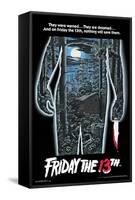 Friday the 13th - One Sheet-Trends International-Framed Stretched Canvas