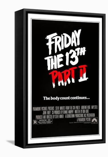 FRIDAY THE 13TH PART 2 [1981], directed by STEVE MINER.-null-Framed Stretched Canvas