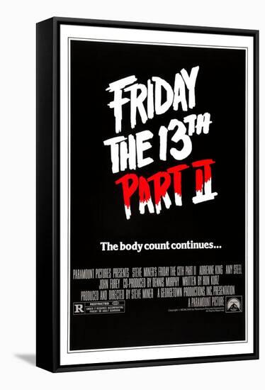 FRIDAY THE 13TH PART 2 [1981], directed by STEVE MINER.-null-Framed Stretched Canvas