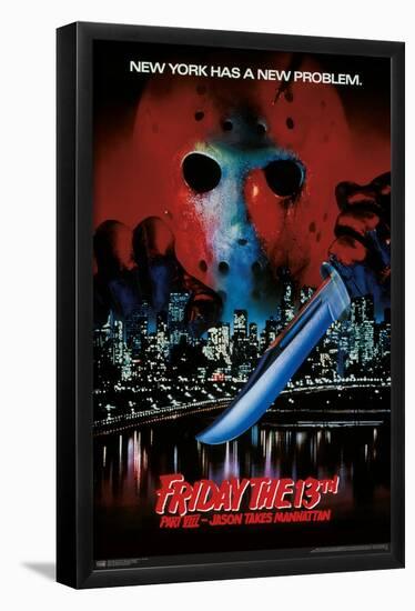 Friday The 13th Part VIII: Jason Takes Manhattan - One Sheet-Trends International-Framed Poster