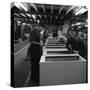 Fridge Assembly Line at the General Electric Company, Swinton, South Yorkshire, 1964-Michael Walters-Stretched Canvas