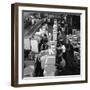 Fridge Assembly Line at the General Electric Company, Swinton, South Yorkshire, 1964-Michael Walters-Framed Photographic Print