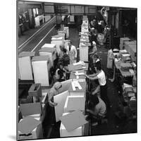 Fridge Assembly Line at the General Electric Company, Swinton, South Yorkshire, 1964-Michael Walters-Mounted Photographic Print