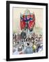 Fridtjof Nansen (1861-1930). Norwegian Scientist. Banquet in His Honour at Britannia Hotel in Trond-Tarker-Framed Giclee Print