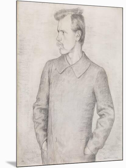 Fridtjof Nansen (1861-193)-Erik Theodor Werenskiold-Mounted Giclee Print