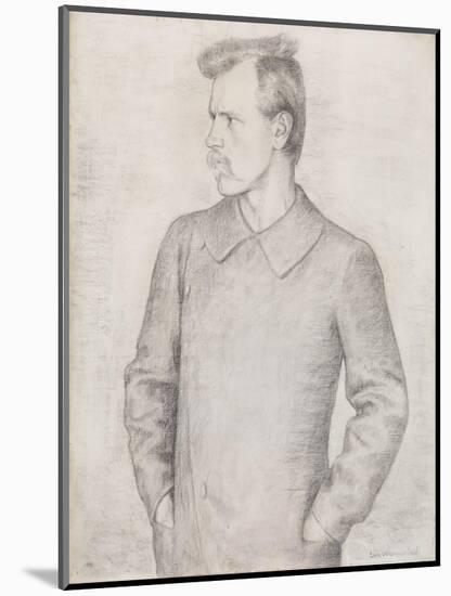 Fridtjof Nansen (1861-193)-Erik Theodor Werenskiold-Mounted Giclee Print