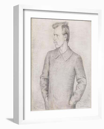 Fridtjof Nansen (1861-193)-Erik Theodor Werenskiold-Framed Giclee Print