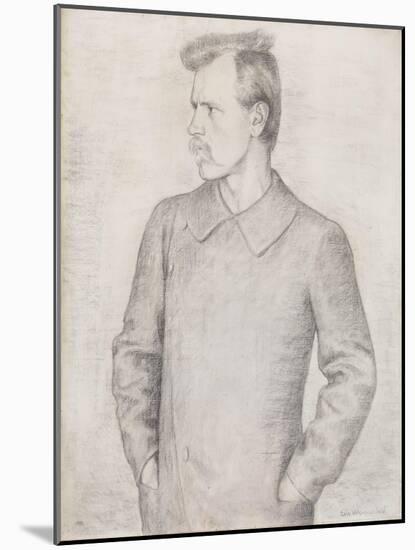 Fridtjof Nansen (1861-193)-Erik Theodor Werenskiold-Mounted Giclee Print