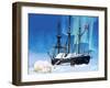 Fridtjof Nansen and the Fram-Angus Mcbride-Framed Giclee Print