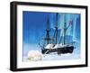 Fridtjof Nansen and the Fram-Angus Mcbride-Framed Giclee Print